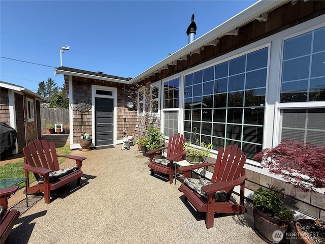 115 15th St SW, Long Beach, WA 98631 - view of patio / terrace featuring a grill