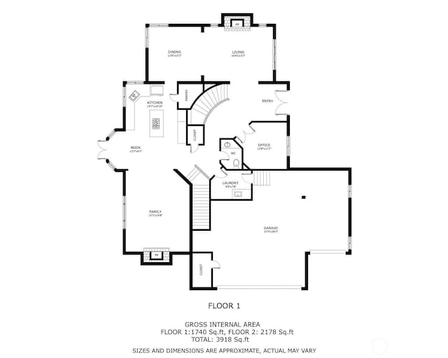 1122 140th Ave SE, Bellevue, WA 98005 - floor plan / room layout