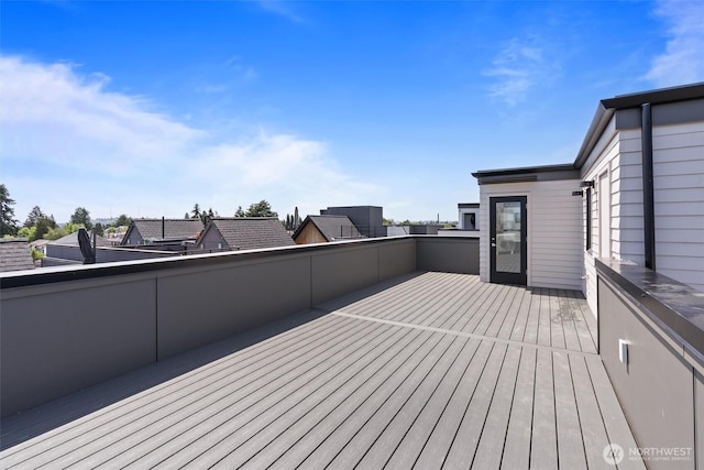 4521A Bagley Ave N, Seattle, WA 98103 - view of wooden deck