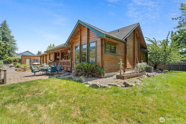 505 SW 19th St, Chehalis, WA 98532 - view of home's exterior with cooling unit and a patio