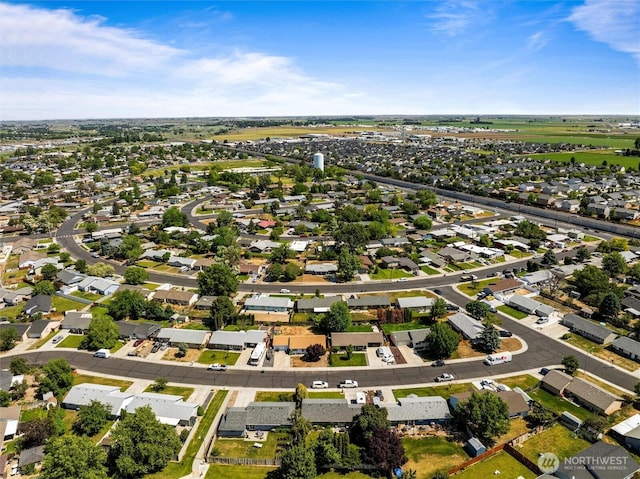 1115 S Evergreen Dr, Moses Lake, WA 98837 - aerial perspective of suburban area