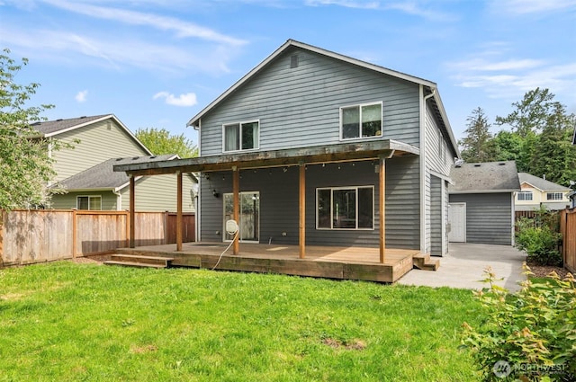 13924 Dogwood Ct, Sultan, WA 98294 - rear view of property featuring a deck