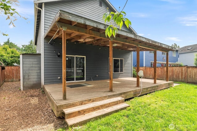 13924 Dogwood Ct, Sultan, WA 98294 - rear view of property featuring a deck