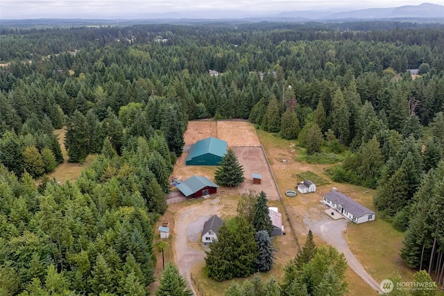 14938 Frenchie Ln SE, Yelm, WA 98597 - bird's eye view of a heavily wooded area