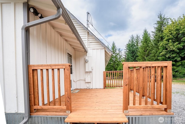 14938 Frenchie Ln SE, Yelm, WA 98597 - view of wooden deck