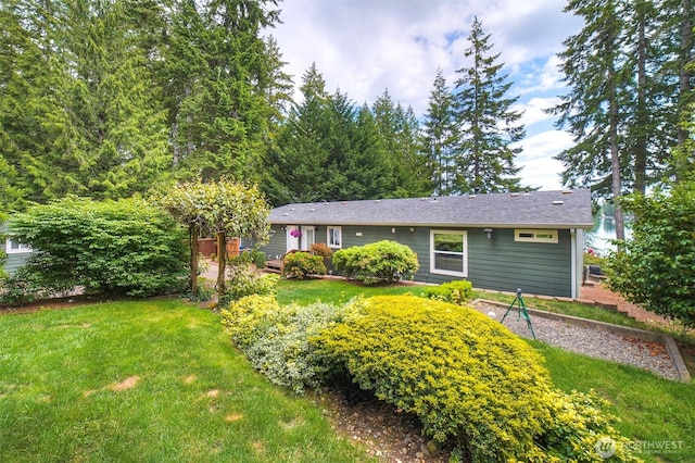 1510 E Benson Lake Dr, Grapeview, WA 98546 - view of front of property featuring a front yard