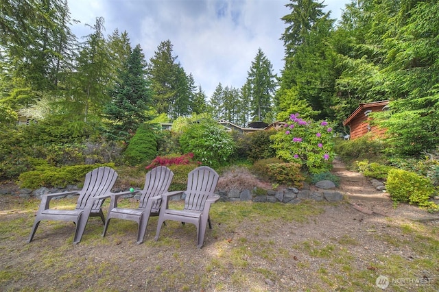 1510 E Benson Lake Dr, Grapeview, WA 98546 - view of yard