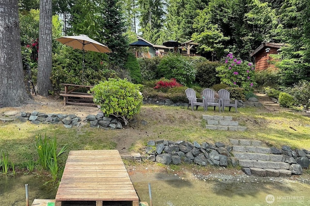 1510 E Benson Lake Dr, Grapeview, WA 98546 - view of dock