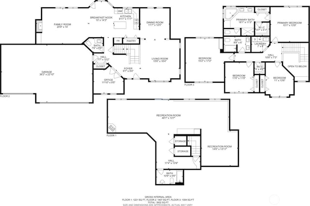 11024 127th Ave NE, Lake Stevens, WA 98258 - home floor plan