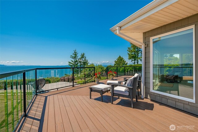 5691 Nakat Way, Blaine, WA 98230 - deck featuring a water view