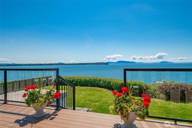 5691 Nakat Way, Blaine, WA 98230 - water view with a mountainous background