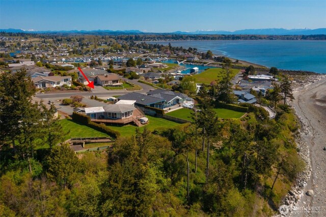 5691 Nakat Way, Blaine, WA 98230 - aerial view of residential area with a water and mountain view