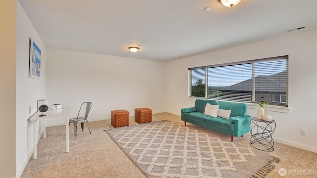 25625 SE Olympic Ln, Black Diamond, WA 98010 - sitting room featuring carpet and baseboards