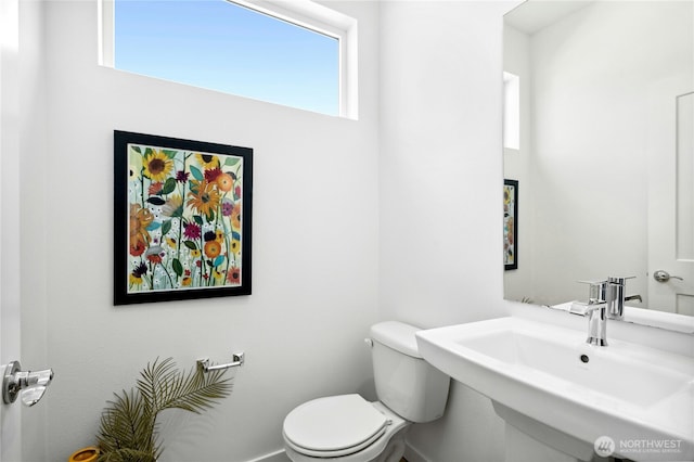 189 Countryman Dr, Monroe, WA 98272 - bathroom featuring toilet, a sink, and plenty of natural light
