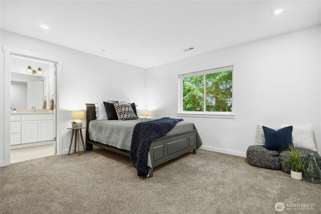 189 Countryman Dr, Monroe, WA 98272 - carpeted bedroom featuring baseboards and ensuite bath
