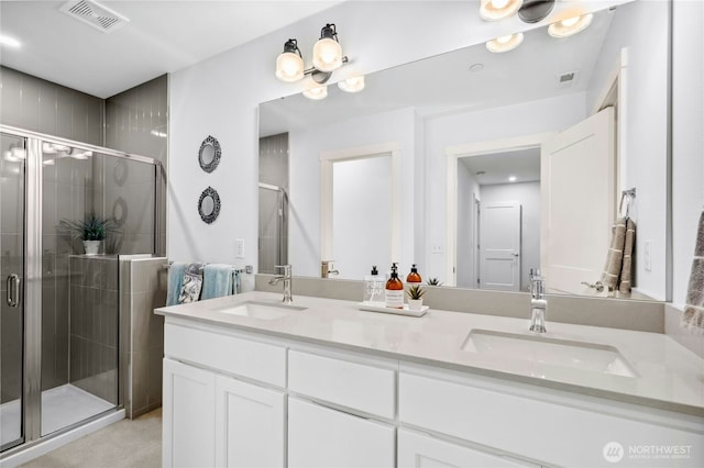 189 Countryman Dr, Monroe, WA 98272 - bathroom with double vanity and a shower stall