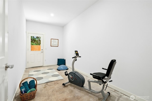 189 Countryman Dr, Monroe, WA 98272 - exercise area featuring baseboards
