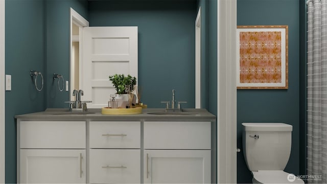 5919 136th St SW, Edmonds, WA 98026 - full bath featuring double vanity and toilet