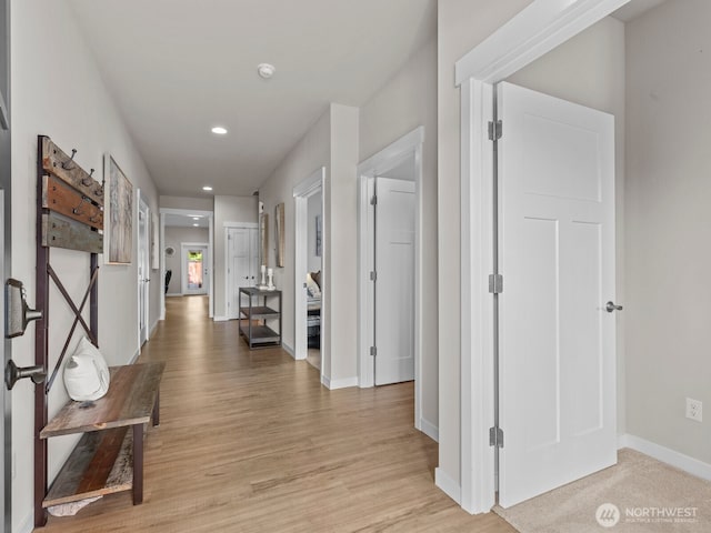 752 Parkland Loop, Sedro Woolley, WA 98284 - hall with light wood-style flooring and recessed lighting