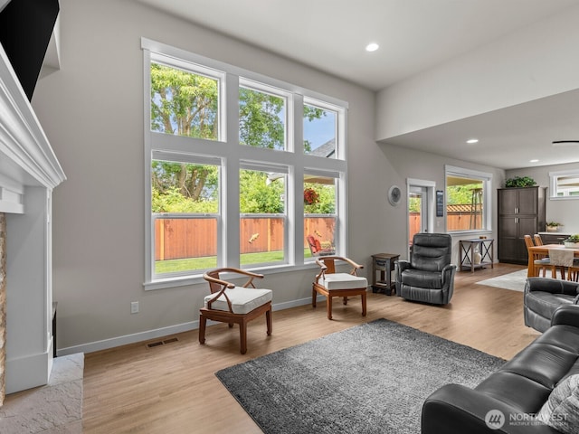 752 Parkland Loop, Sedro Woolley, WA 98284 - living area with light wood-style flooring and recessed lighting