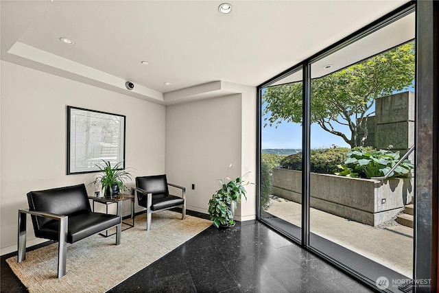 302 N Stadium Way Unit 302, Tacoma, WA 98403 - common area featuring recessed lighting and expansive windows