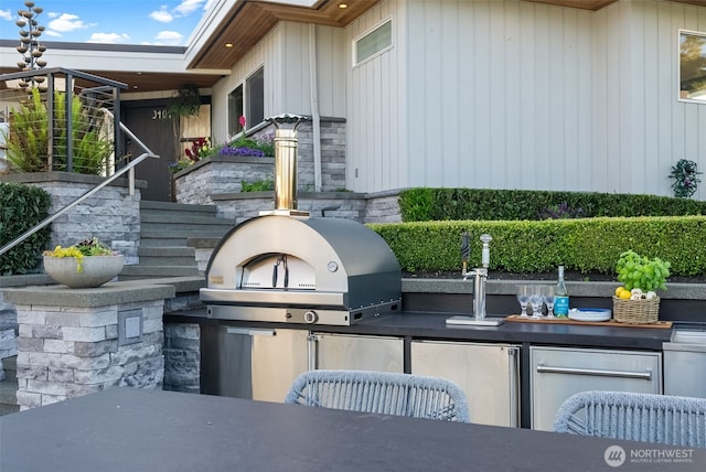 3404 Shorecliff Dr NE, Tacoma, WA 98422 - view of patio with an outdoor kitchen