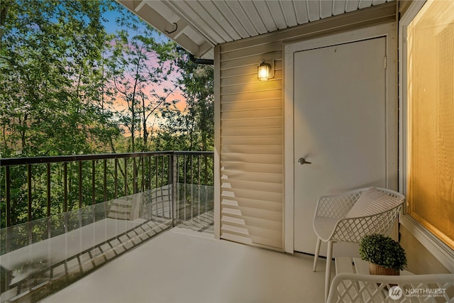 11309 NE 128th St Unit F302, Kirkland, WA 98034 - view of balcony at dusk