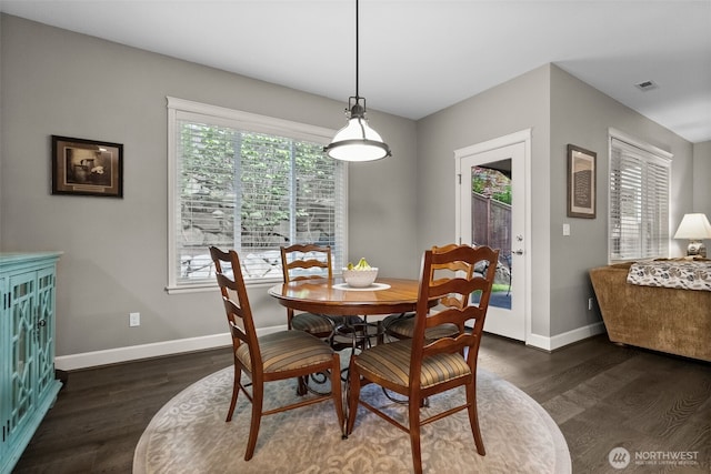 22412 SE 283rd St, Maple Valley, WA 98038 - dining room with wood finished floors and healthy amount of natural light