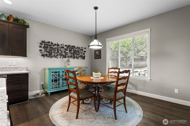 22412 SE 283rd St, Maple Valley, WA 98038 - dining room featuring dark wood finished floors and baseboards