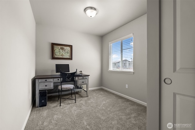 22412 SE 283rd St, Maple Valley, WA 98038 - carpeted home office featuring baseboards