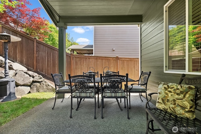 22412 SE 283rd St, Maple Valley, WA 98038 - view of patio / terrace with outdoor dining space
