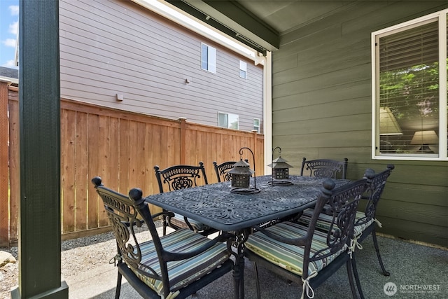 22412 SE 283rd St, Maple Valley, WA 98038 - view of patio / terrace with outdoor dining area
