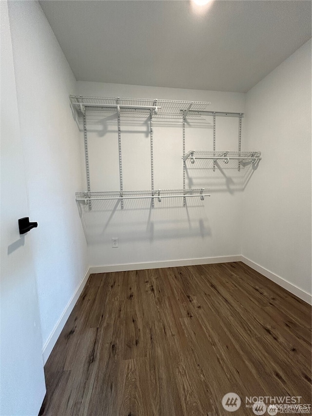 550 E Way To Tipperary, Shelton, WA 98584 - walk in closet featuring wood finished floors