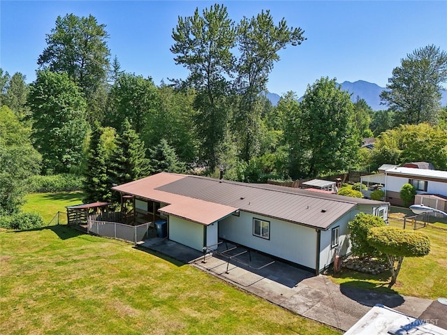 35605 158th St SE, Sultan, WA 98294 - aerial view of property and surrounding area featuring a mountainous background