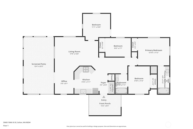 35605 158th St SE, Sultan, WA 98294 - floor plan / room layout