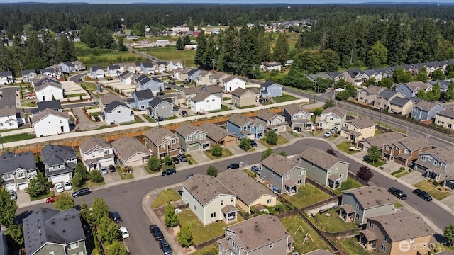 19218 18th Avenue Ct E, Spanaway, WA 98387 - aerial view of property's location with nearby suburban area