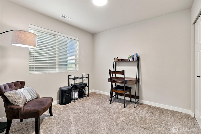 2237 55th St SE, Auburn, WA 98092 - sitting room with carpet flooring and baseboards