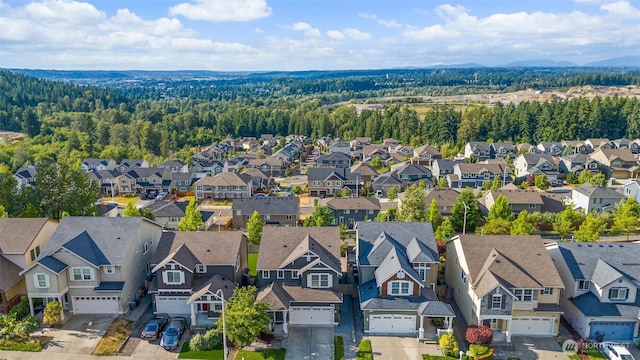 2237 55th St SE, Auburn, WA 98092 - aerial perspective of suburban area featuring a heavily wooded area