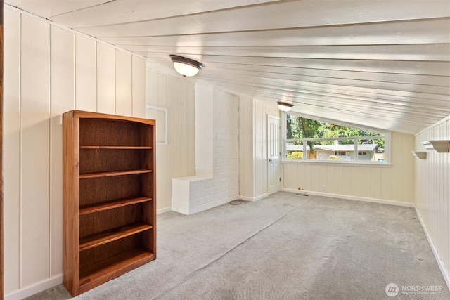 10502 240th Pl SW, Edmonds, WA 98020 - unfurnished living room featuring carpet flooring and vaulted ceiling