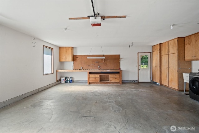 807 W Fir St, Sequim, WA 98382 - garage featuring a workshop area