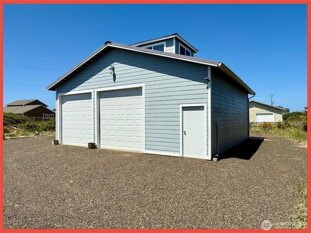 486 Winlock St, Ocean Shores, WA 98569 - view of detached garage