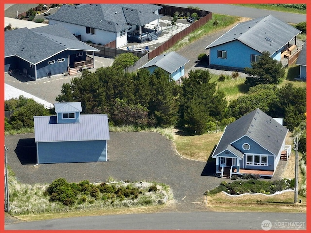 486 Winlock St, Ocean Shores, WA 98569 - aerial perspective of suburban area