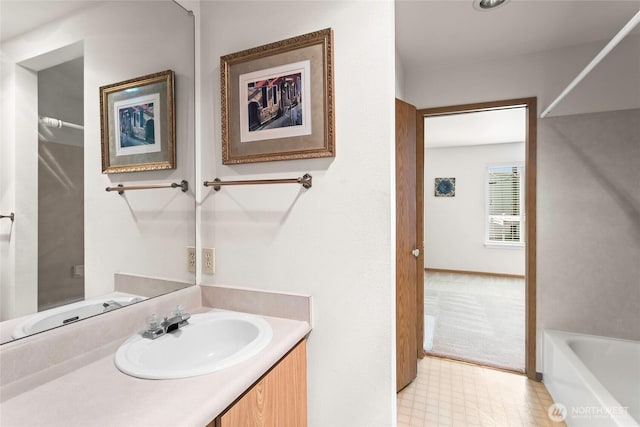625 N Jackson Ave Unit A9, Tacoma, WA 98406 - full bathroom featuring vanity and a bathtub