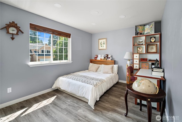 1314 N 182nd Pl, Shoreline, WA 98133 - bedroom featuring wood finished floors and baseboards