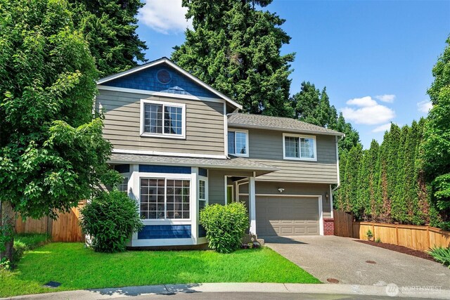 1314 N 182nd Pl, Shoreline, WA 98133 - view of front of house featuring an attached garage and concrete driveway