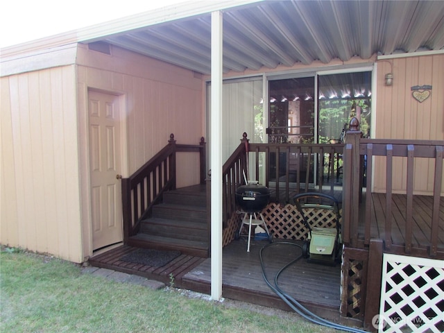 11622 Silver Lake Rd Unit 14, Everett, WA 98208 - doorway to property with a deck