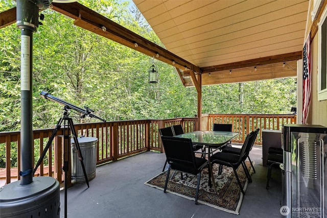 60018 Index Galena Rd, Sultan, WA 98294 - view of patio with outdoor dining area
