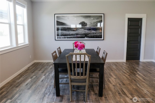 6354 Murray Way NE, Moses Lake, WA 98837 - dining room with baseboards and wood finished floors