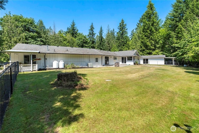 1902 Tellkamp Rd NE, Olympia, WA 98506 - rear view of house with board and batten siding
