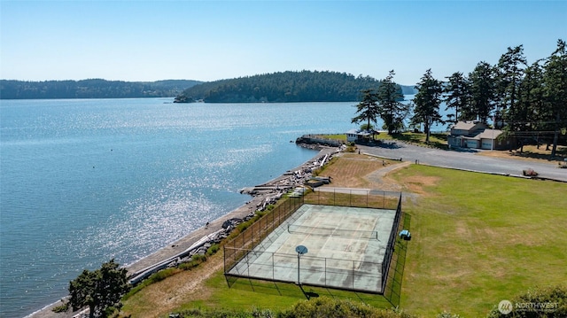 16757 Chilberg Ave, La Conner, WA 98257 - drone / aerial view of a large body of water and a forest